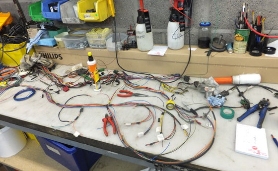 making motorcyle loom
